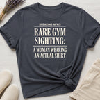 Rare Gym Sighting Organic T-Shirt