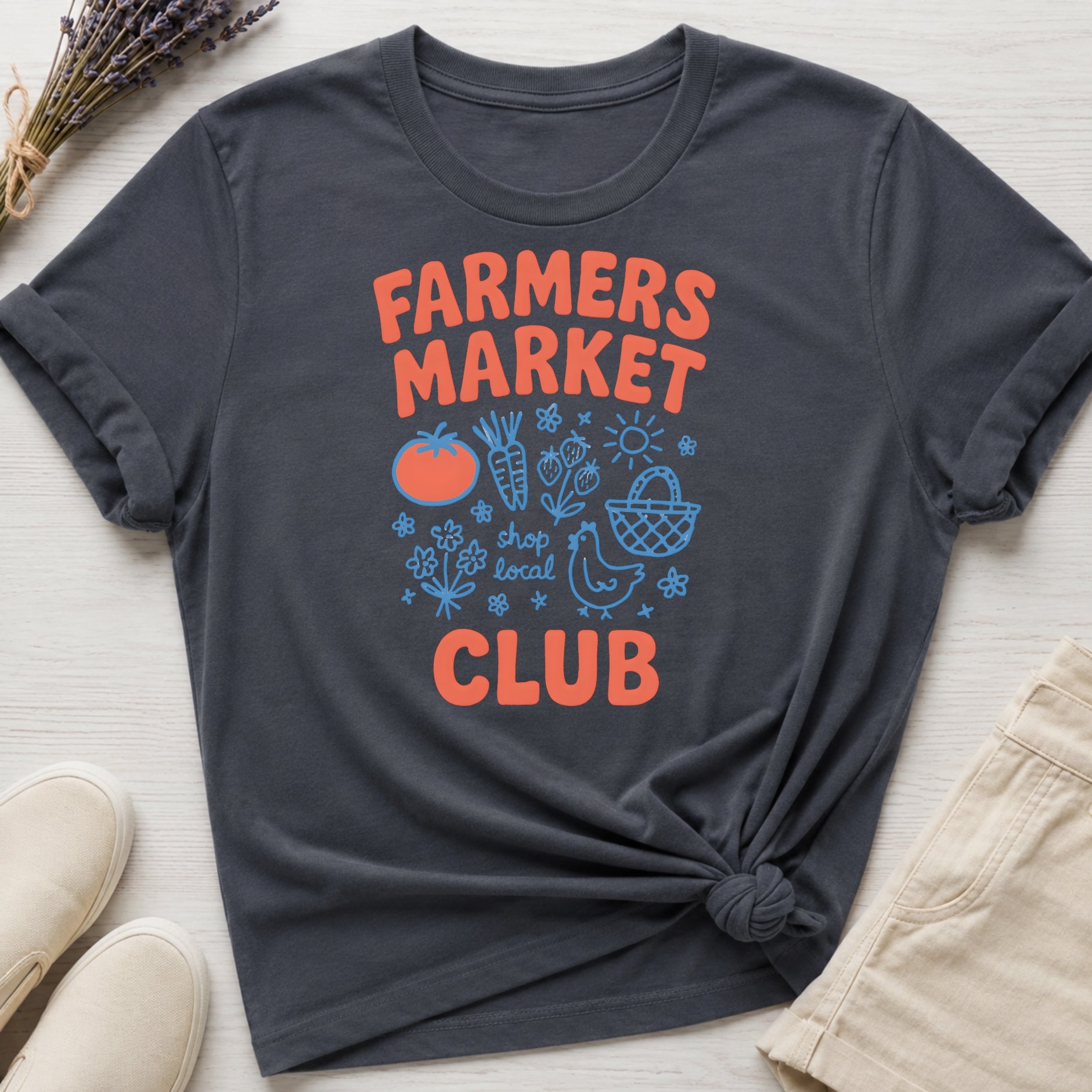 Farmers Market Club Organic T-Shirt