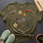 Pressed Flowers III Organic T-Shirt