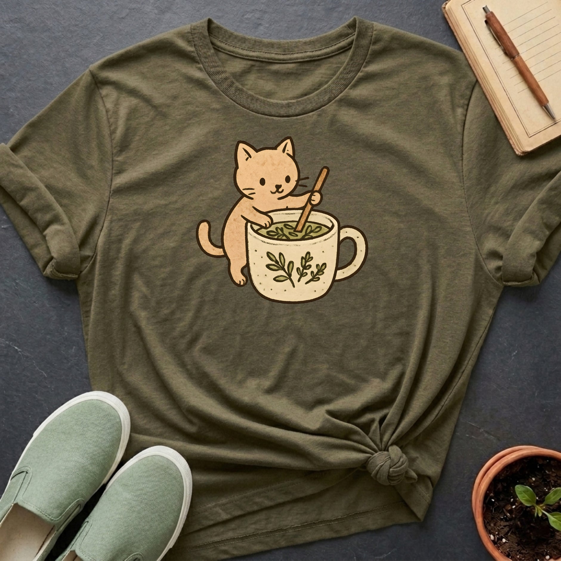 Kittens & Tea Organic T-Shirt