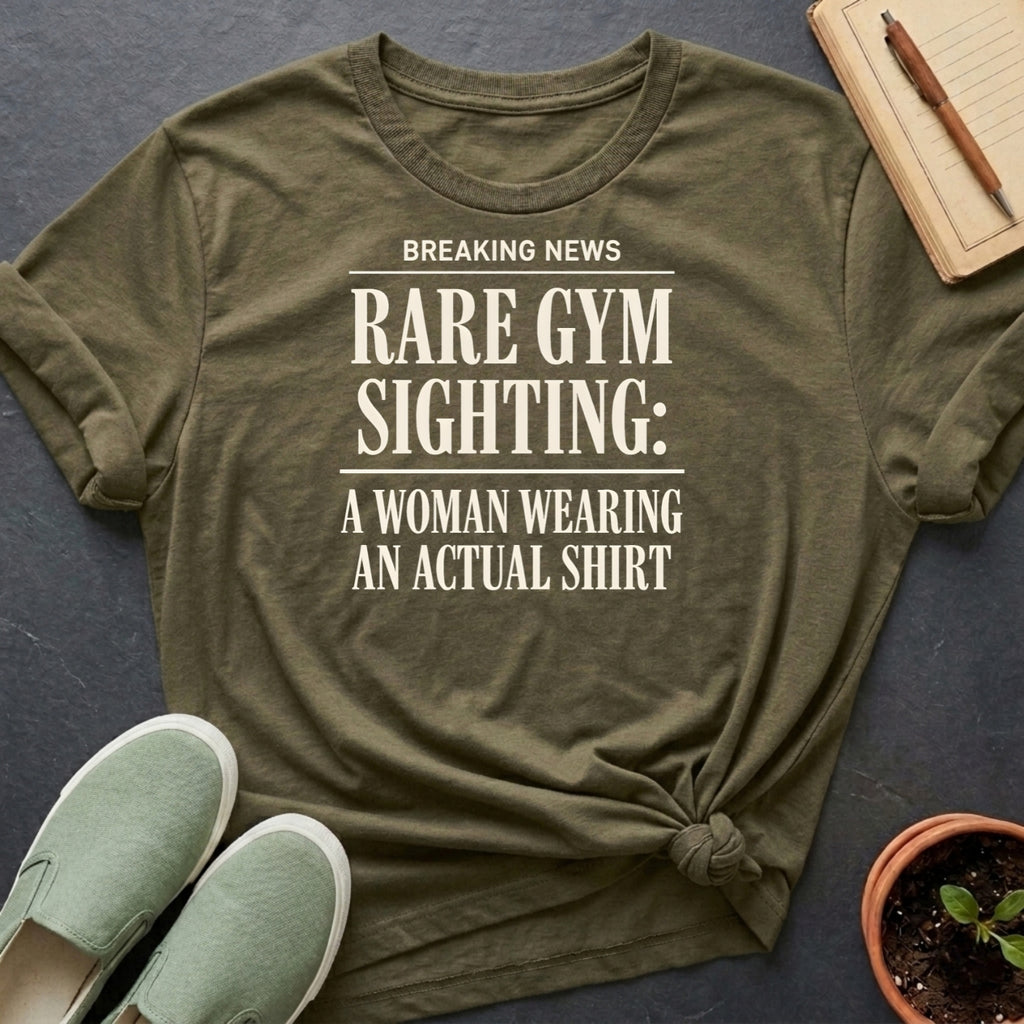 Rare Gym Sighting Organic T-Shirt