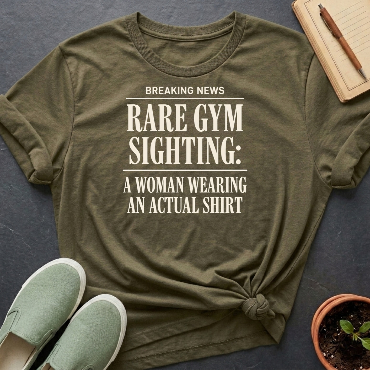 Rare Gym Sighting Organic T-Shirt