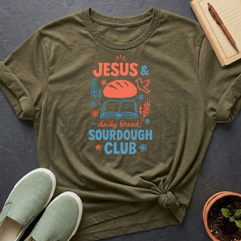 Jesus & Sourdough Club Organic T-Shirt