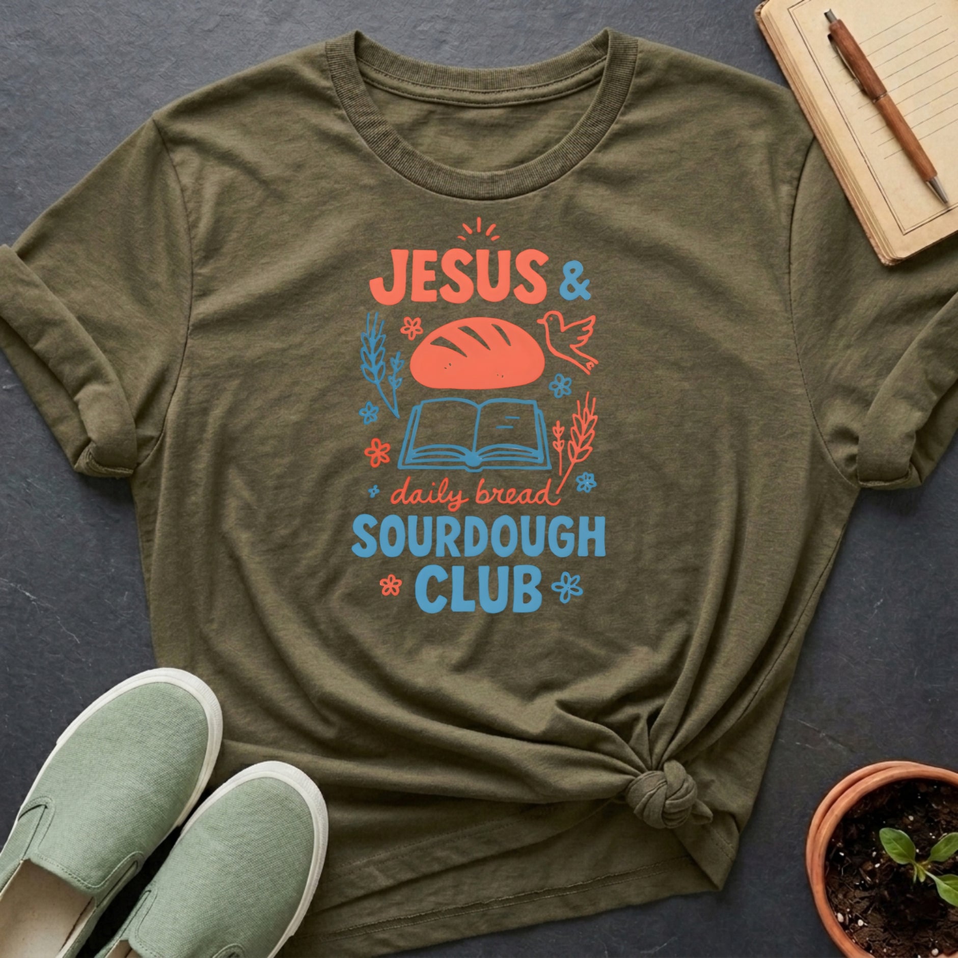 Jesus & Sourdough Club Organic T-Shirt