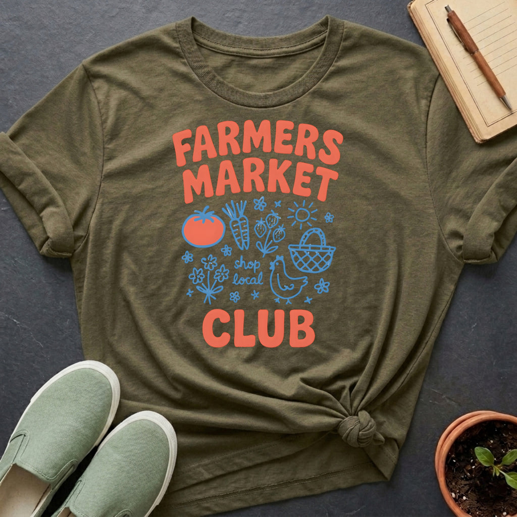 Farmers Market Club Organic T-Shirt