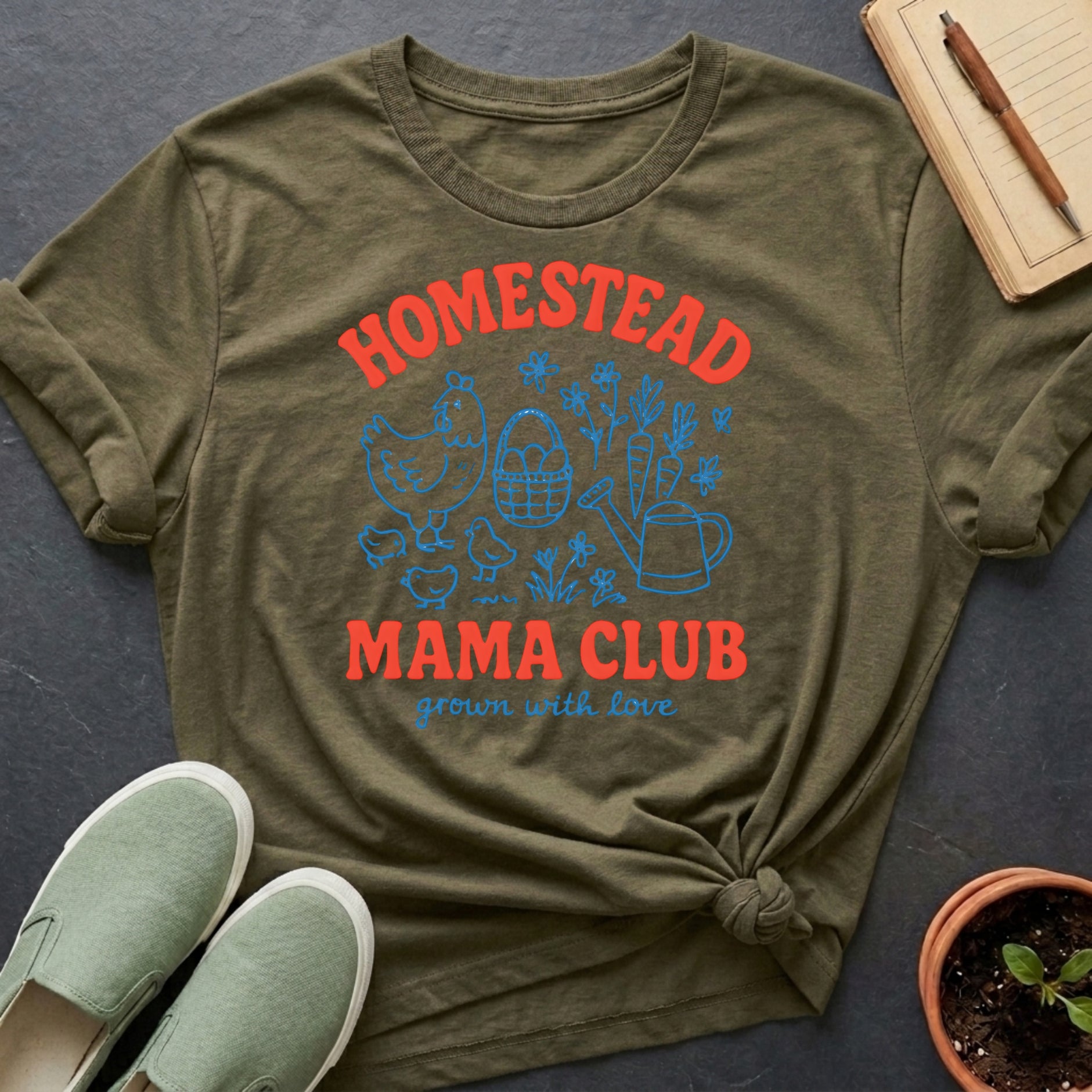 Homestead Mama Club Organic T-Shirt