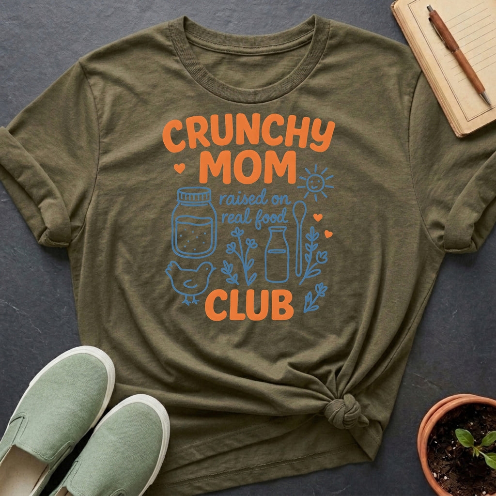 Crunchy Mom Club Organic T-Shirt