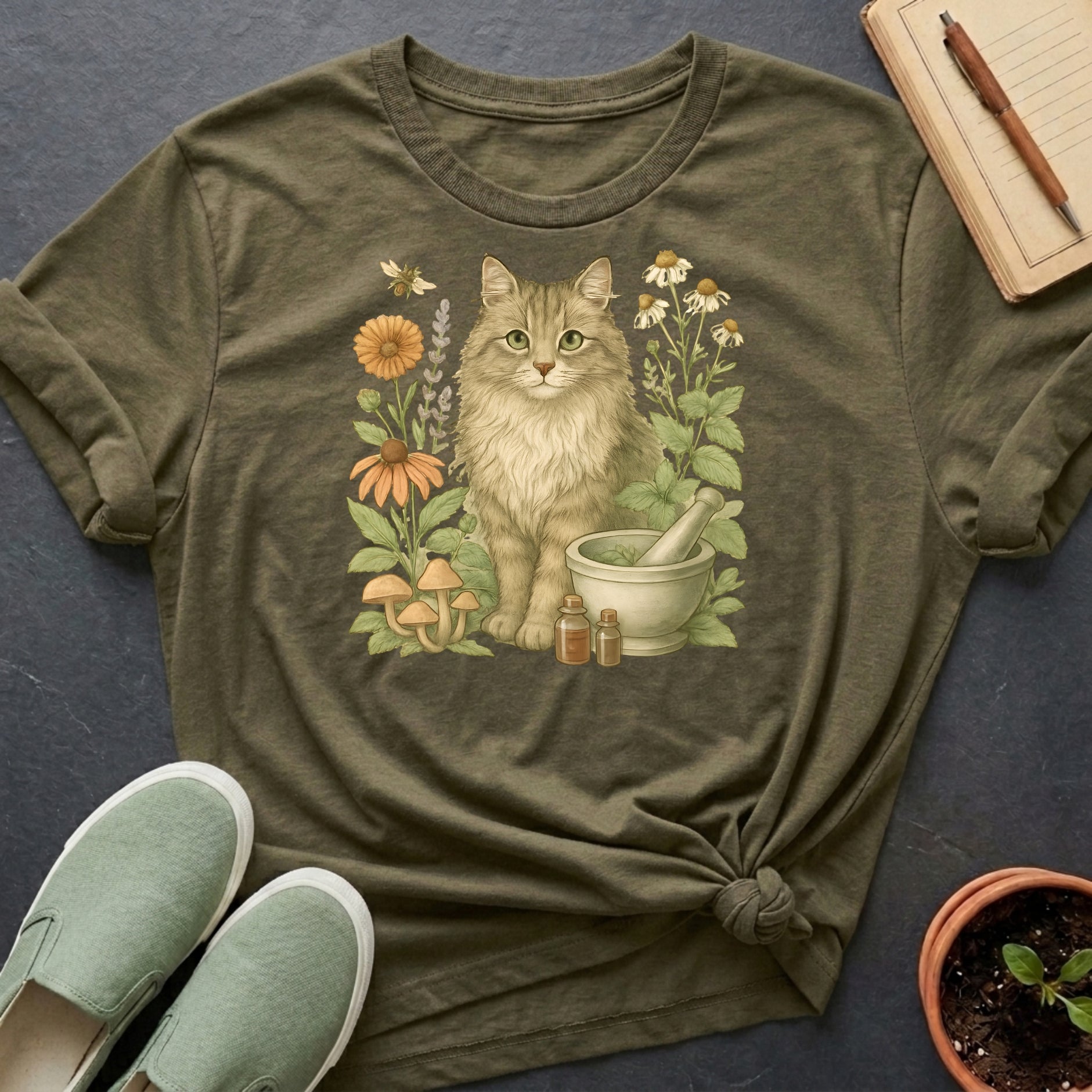 Homestead Cat Organic T-Shirt
