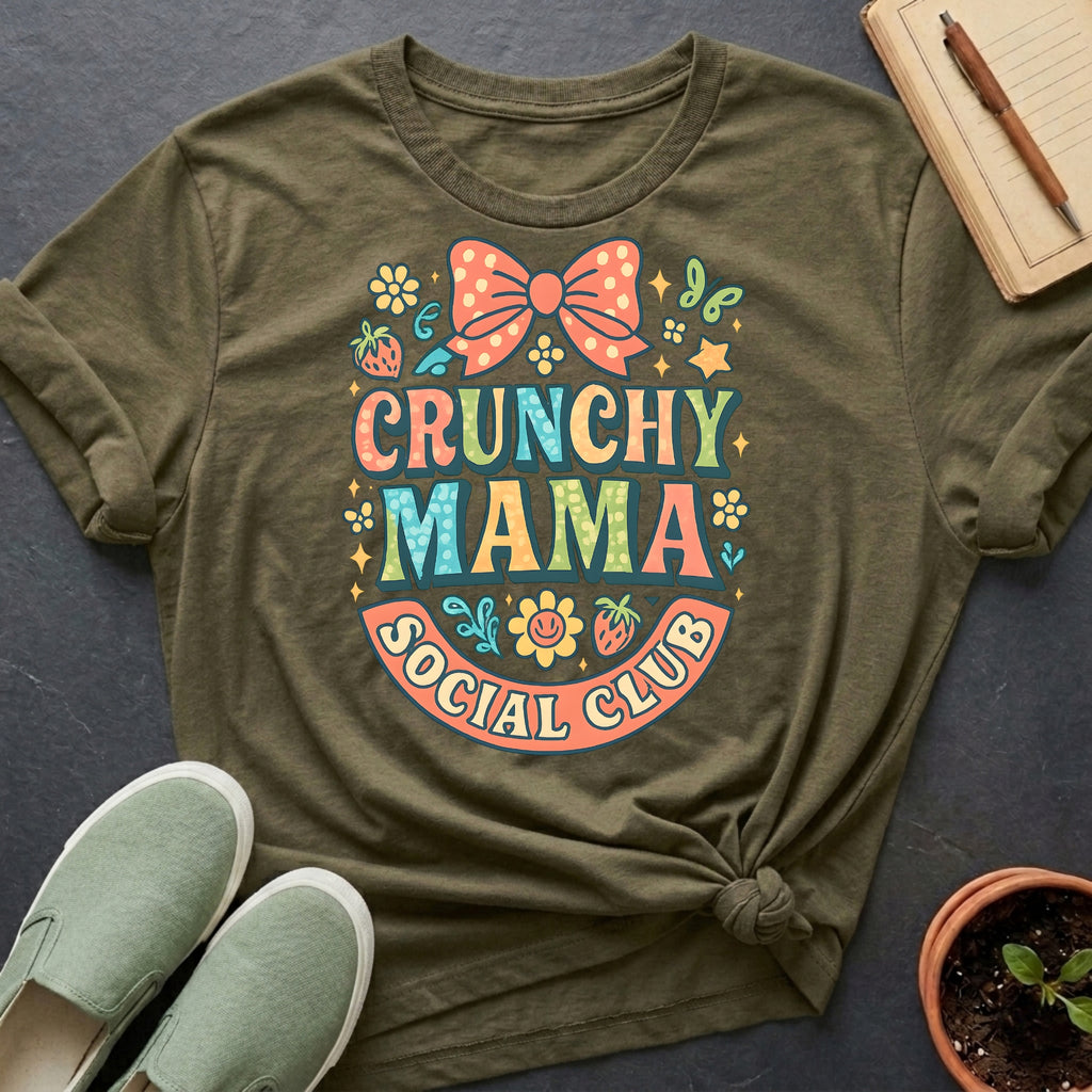Crunchy Mama Social Club Organic T-Shirt