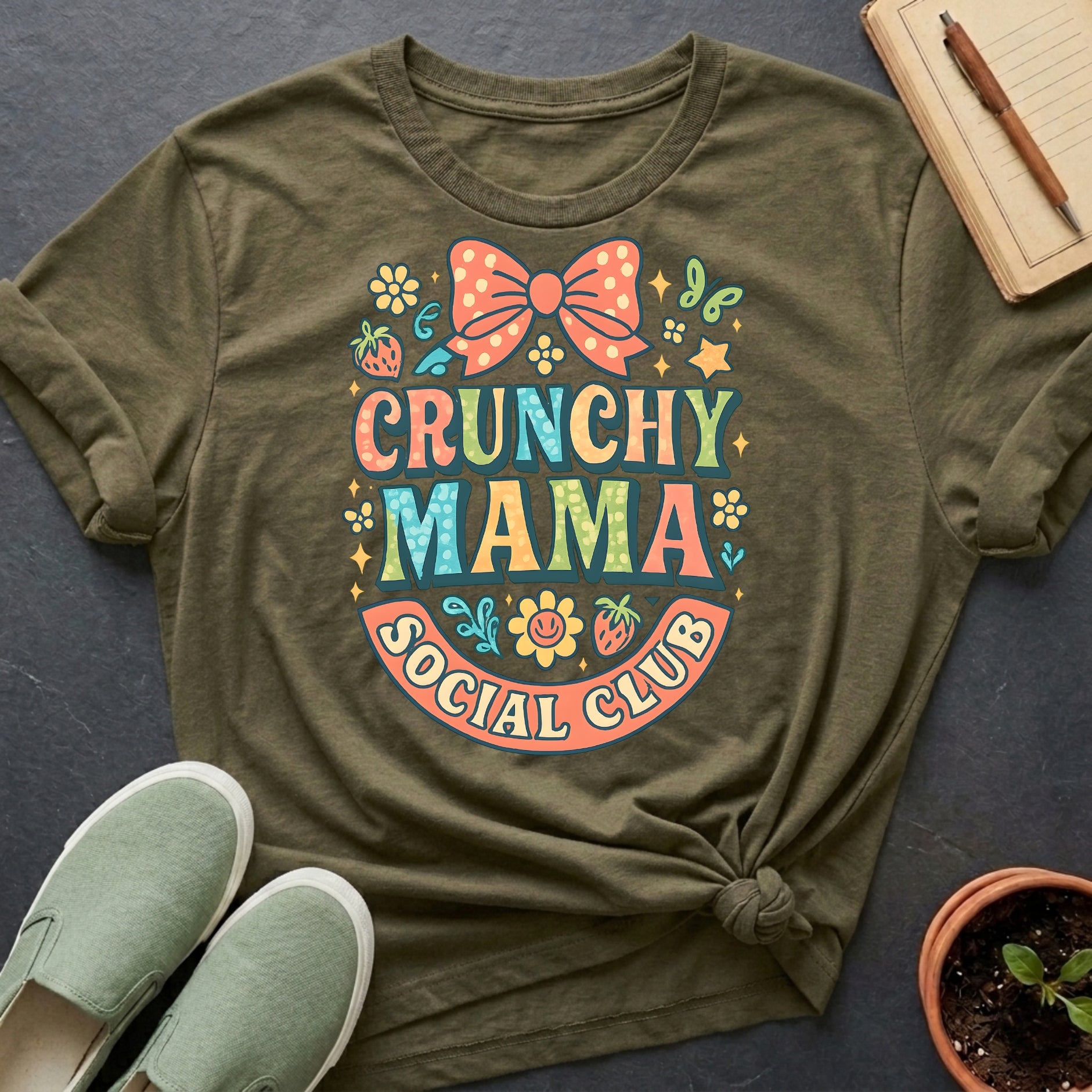 Crunchy Mama Social Club Organic T-Shirt