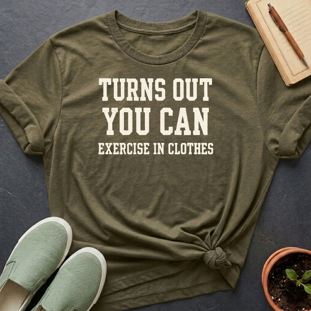 Exercise In Clothes Organic T-Shirt