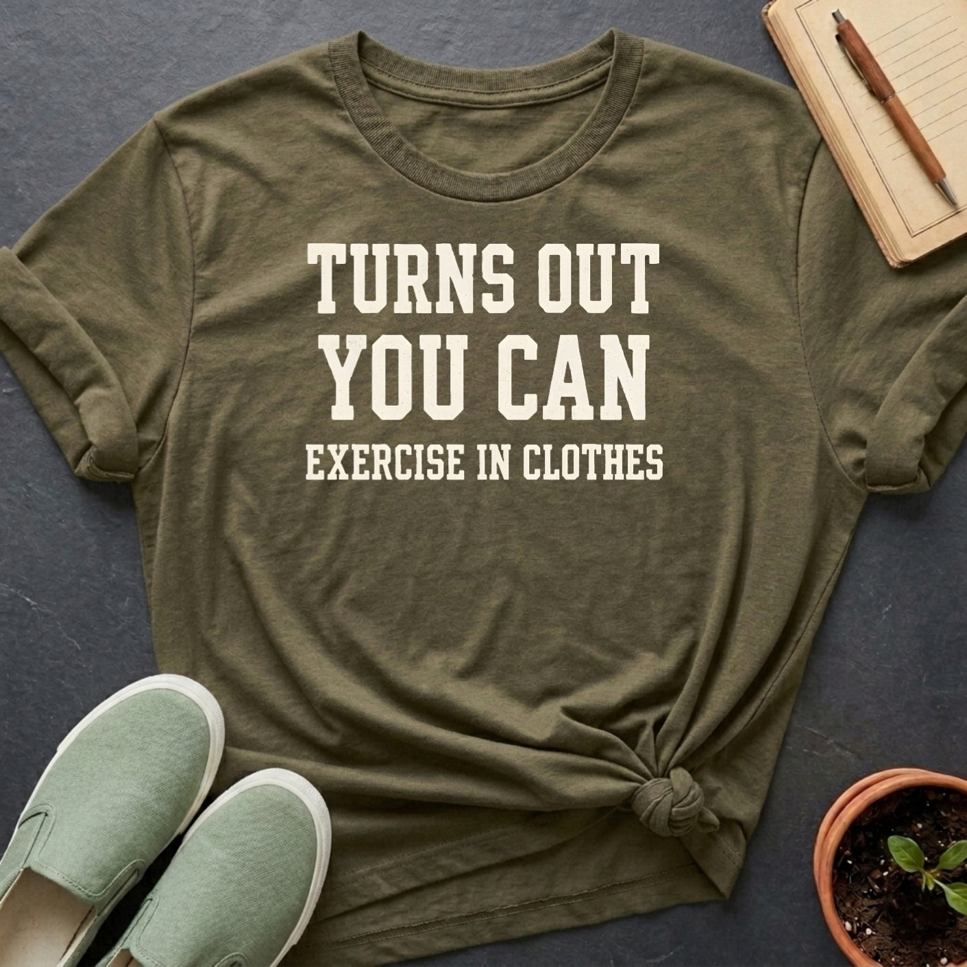 Exercise In Clothes Organic T-Shirt