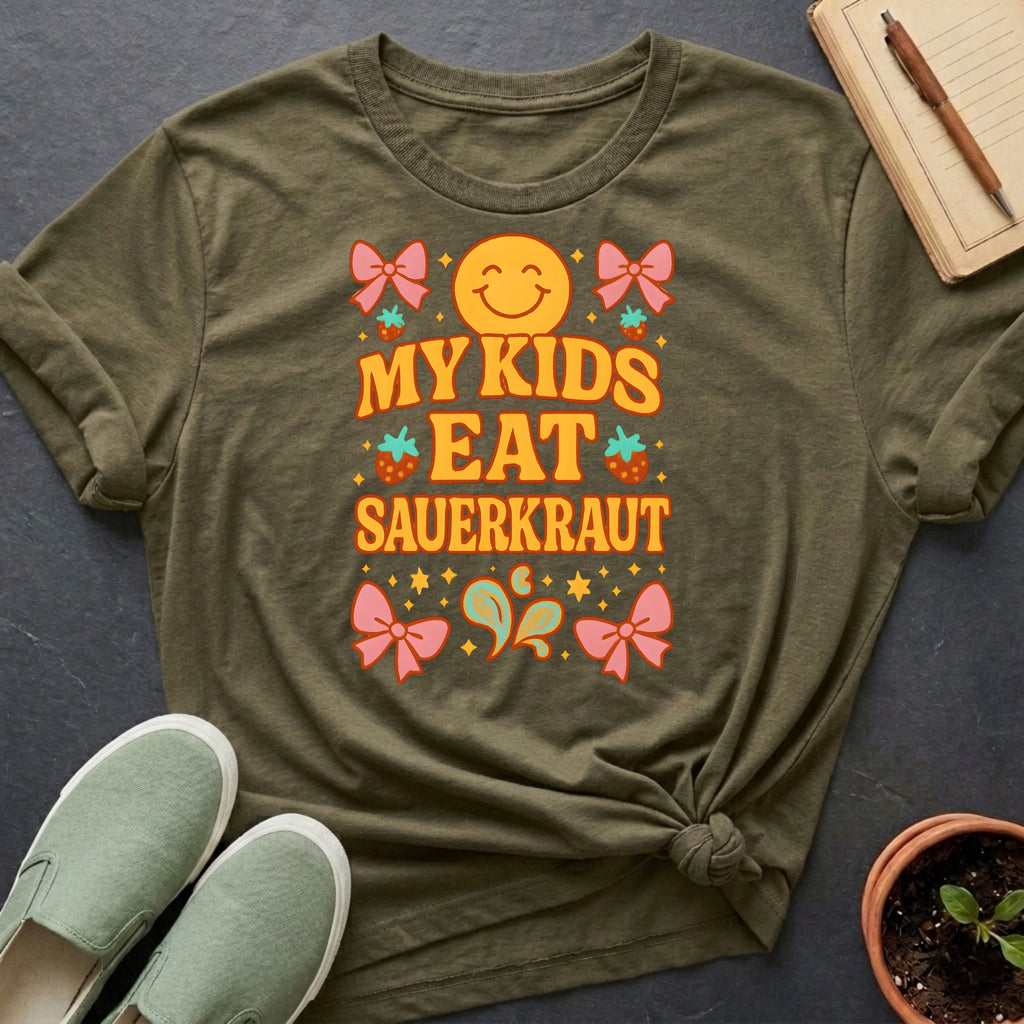 My Kids Eat Sauerkraut Organic T-Shirt