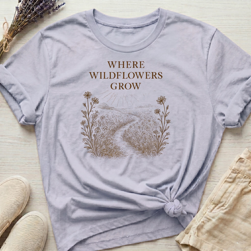 Wildflowers Grow Organic T-Shirt
