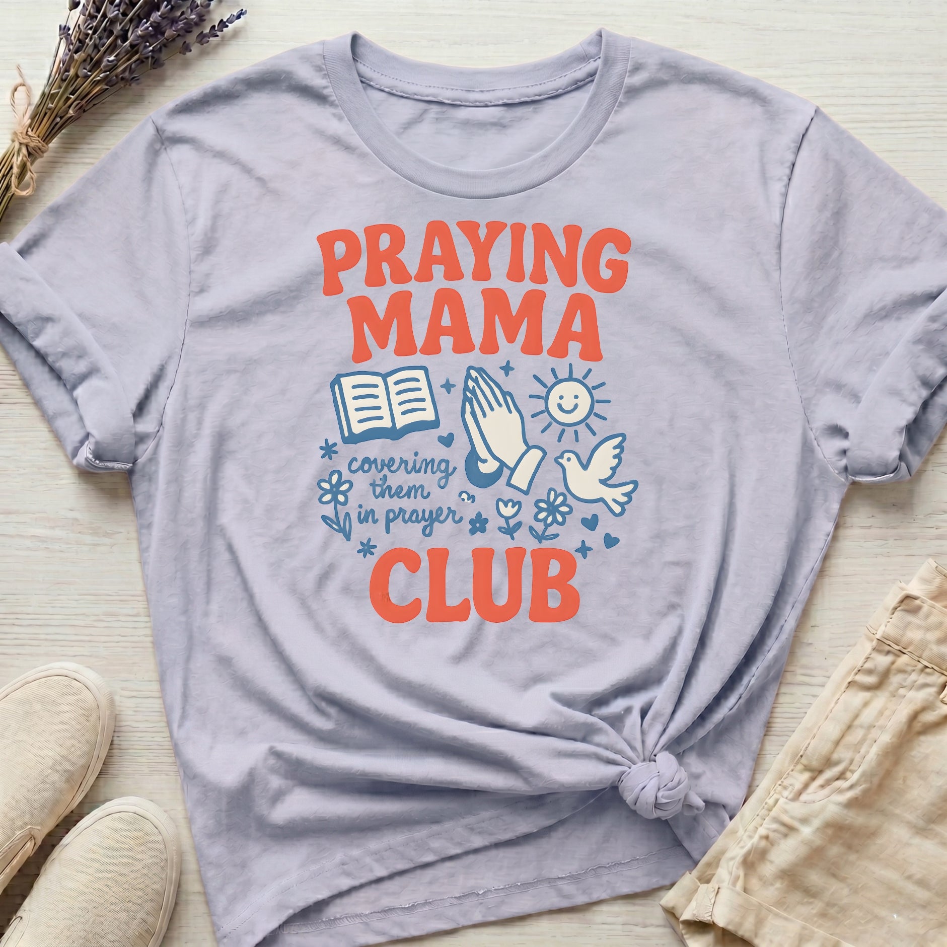 Praying Mama Club Organic T-Shirt