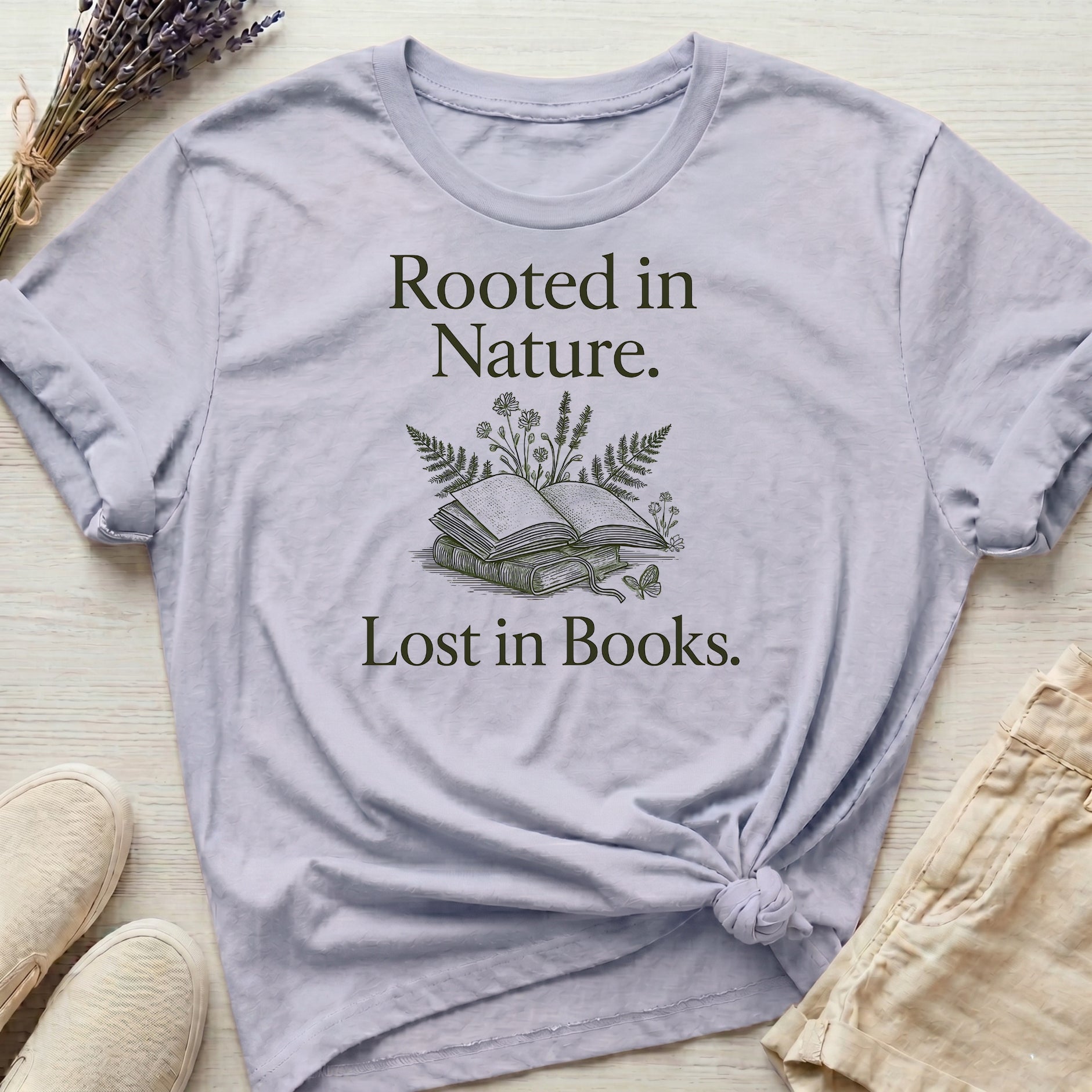 Lost In Books Organic T-Shirt