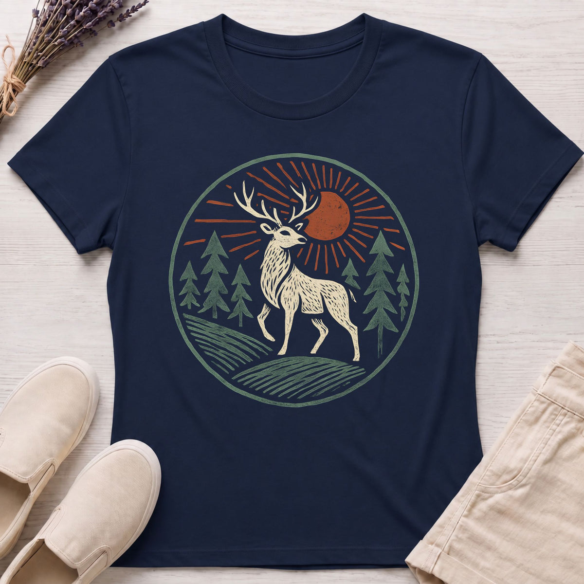 Stag & Pines Organic T-Shirt