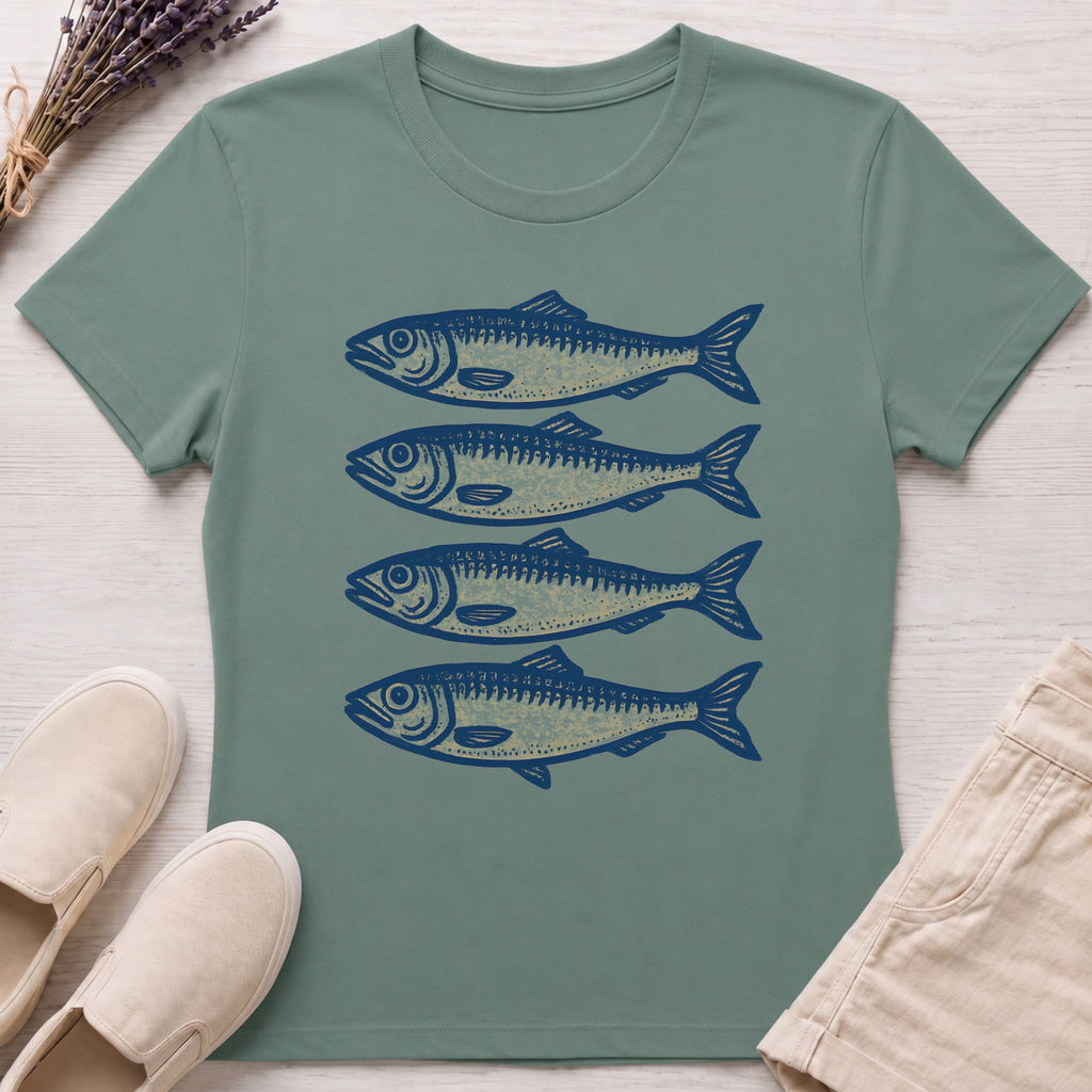90's Vintage Fish Organic T-Shirt