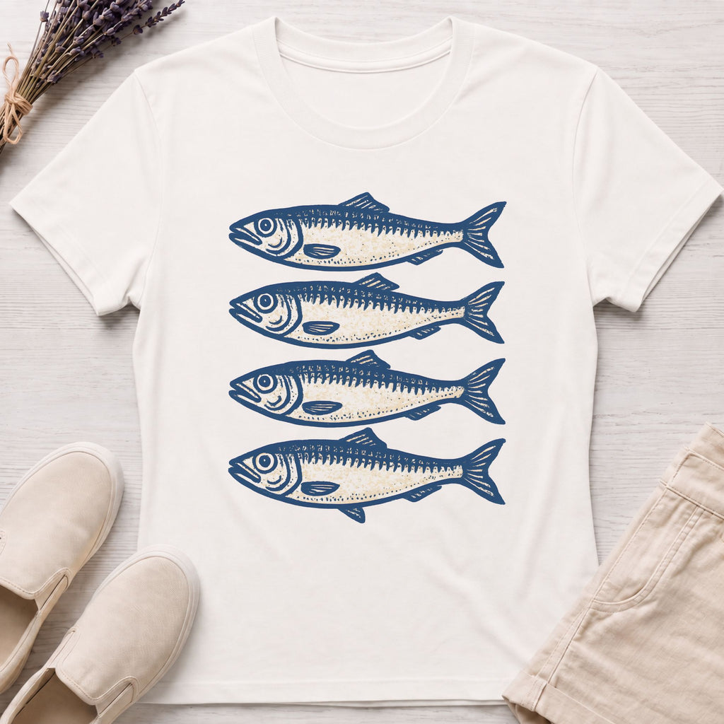 90's Vintage Fish Organic T-Shirt