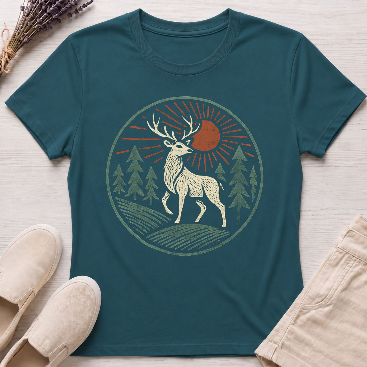 Stag & Pines Organic T-Shirt