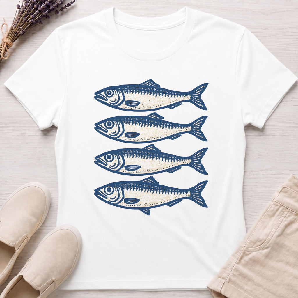 90's Vintage Fish Organic T-Shirt