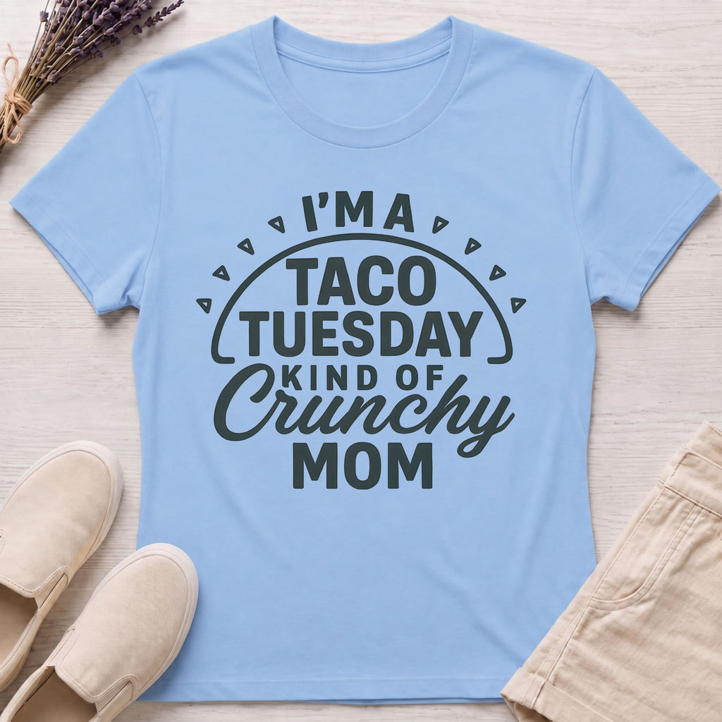 Taco Crunchy Mom Organic T-Shirt