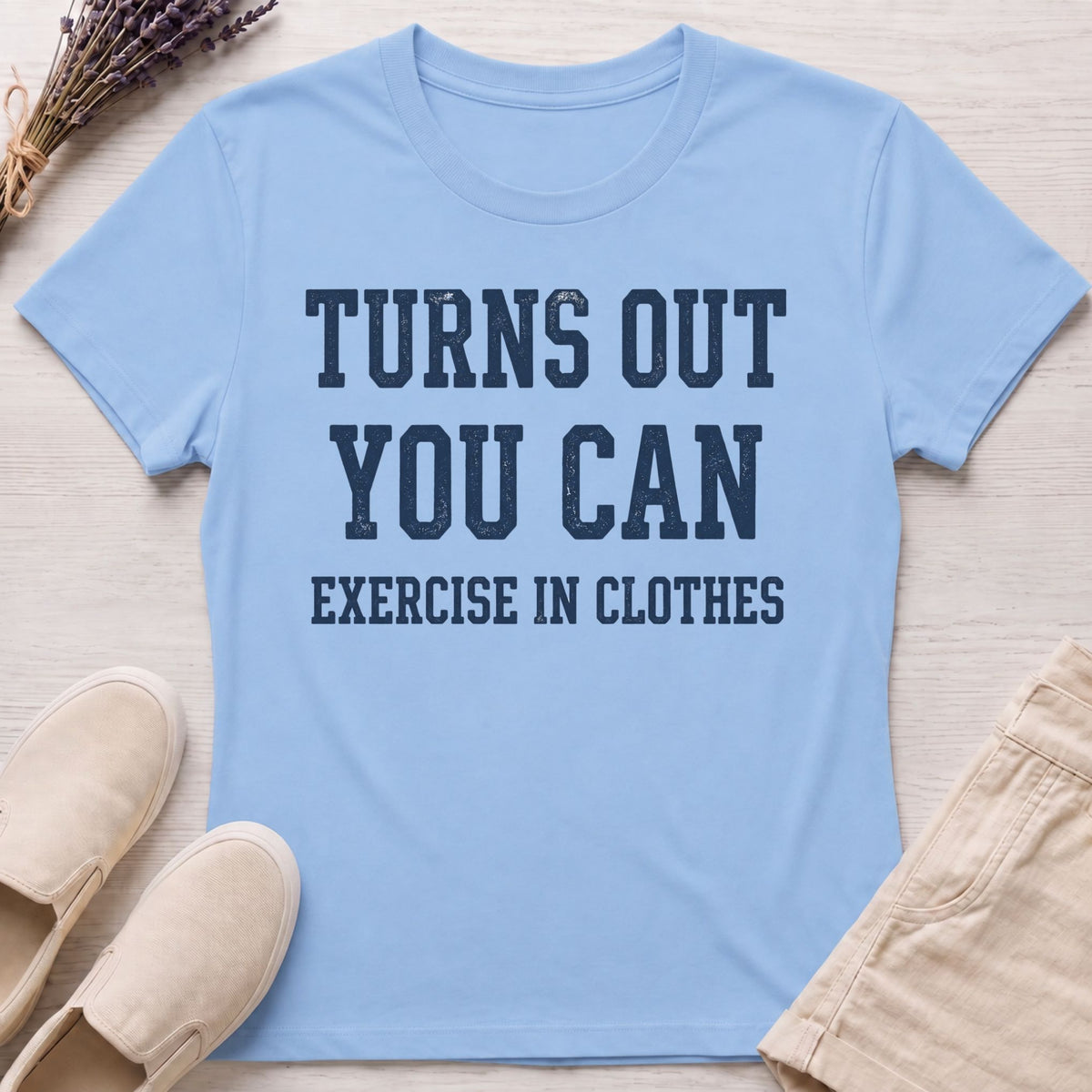 Exercise Clothed Organic T-Shirt