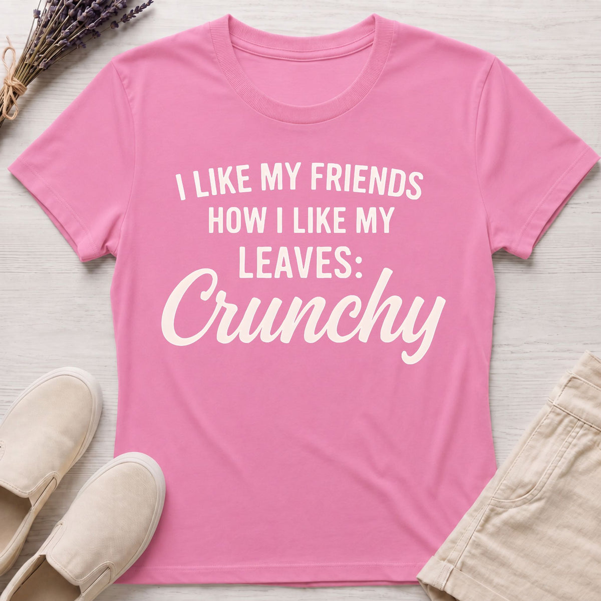 Crunchy Leaves & Friends Organic T-Shirt