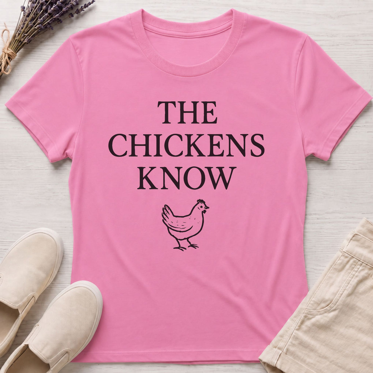 Chickens Know Organic T-Shirt