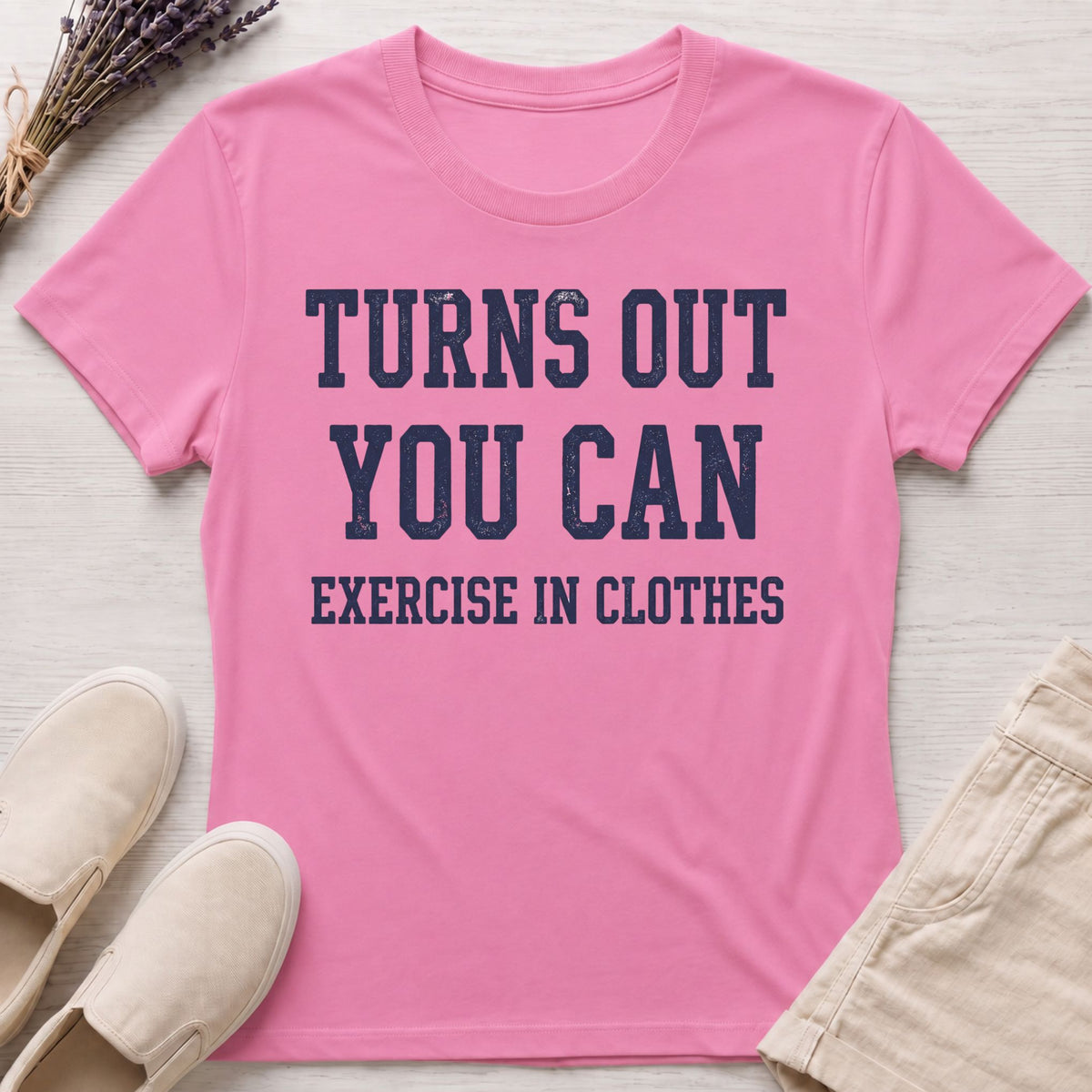 Exercise Clothed Organic T-Shirt