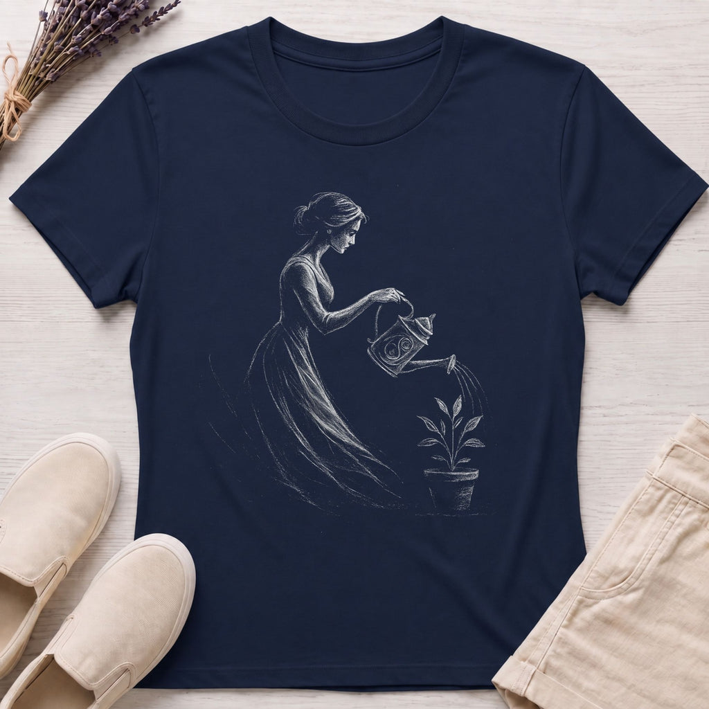 Vintage Watering Organic T-Shirt