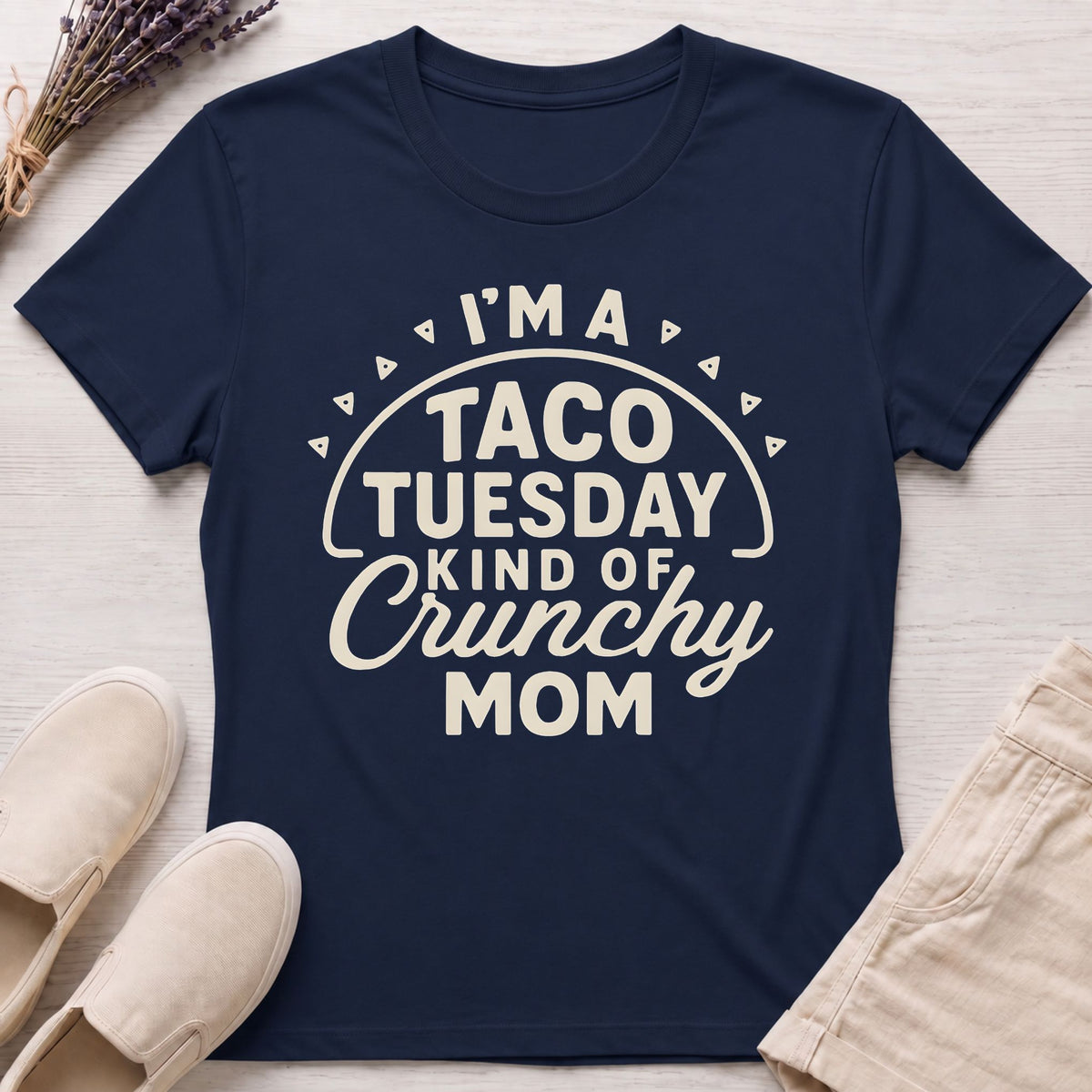 Taco Crunchy Mom Organic T-Shirt