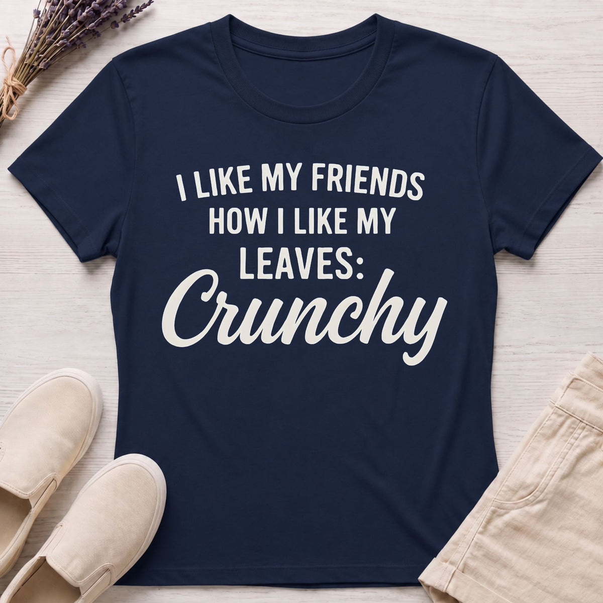 Crunchy Leaves & Friends Organic T-Shirt
