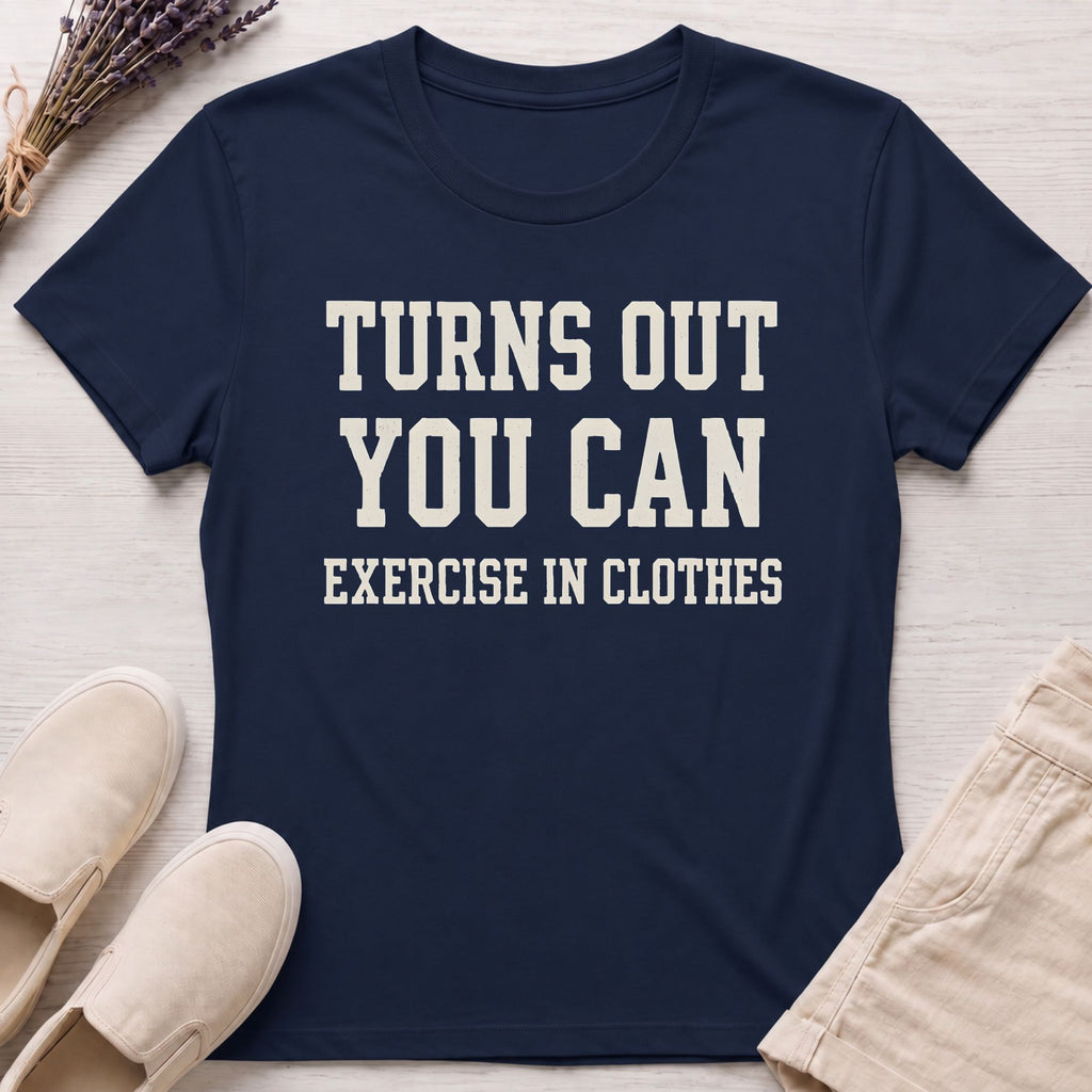 Exercise Clothed Organic T-Shirt