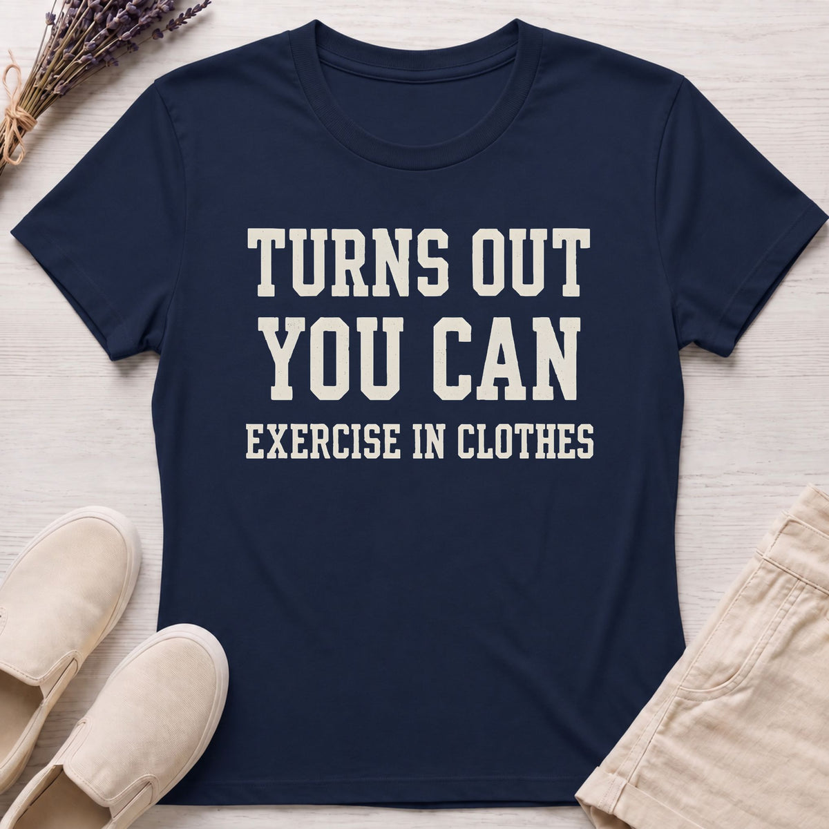 Exercise Clothed Organic T-Shirt