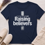 Raising Believers Cross Organic T-Shirt