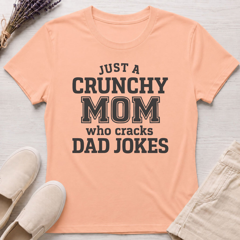 Crunchy Mom Jokes Organic T-Shirt
