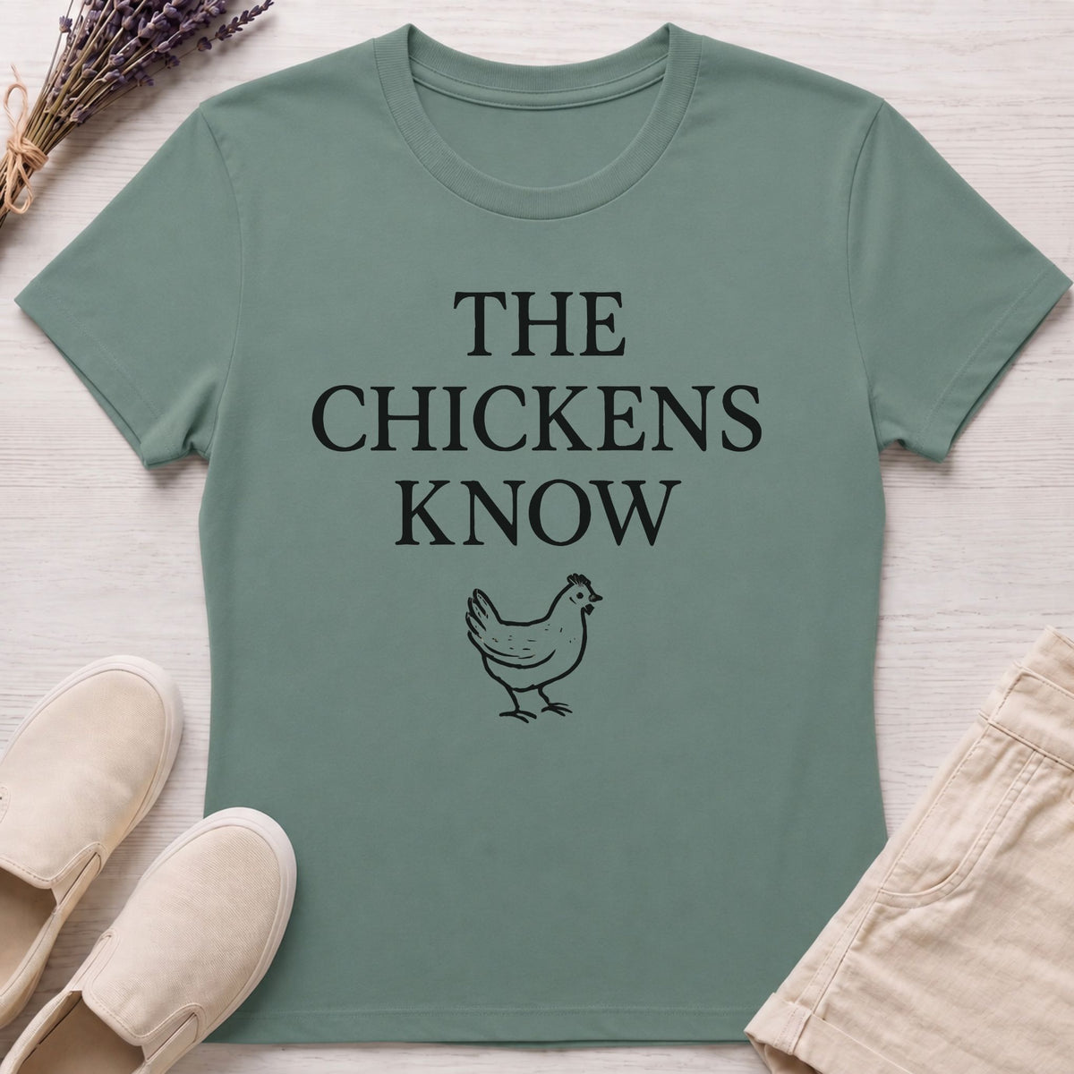 Chickens Know Organic T-Shirt