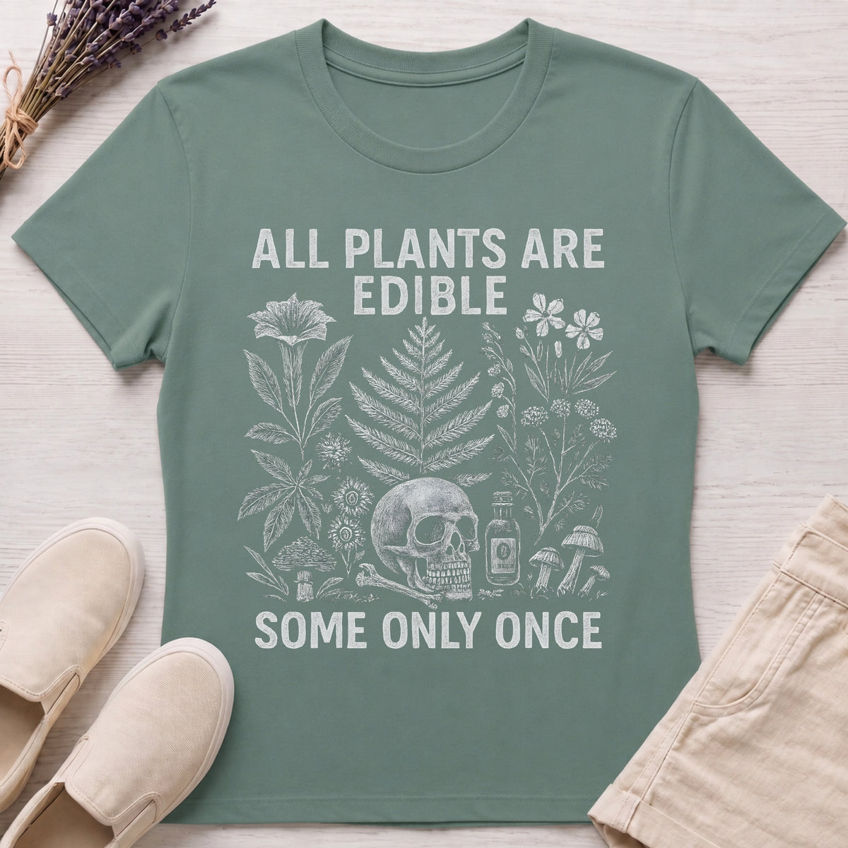 Edible Plants Organic T-Shirt