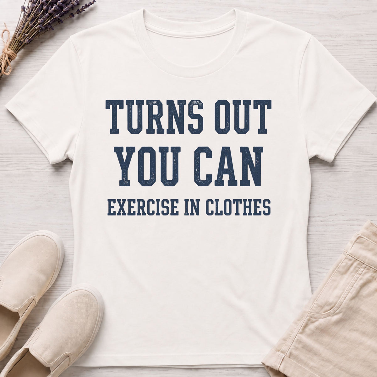 Exercise Clothed Organic T-Shirt
