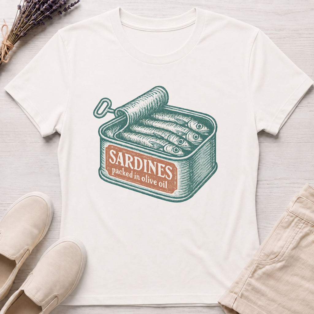 Sardines Can Organic T-Shirt