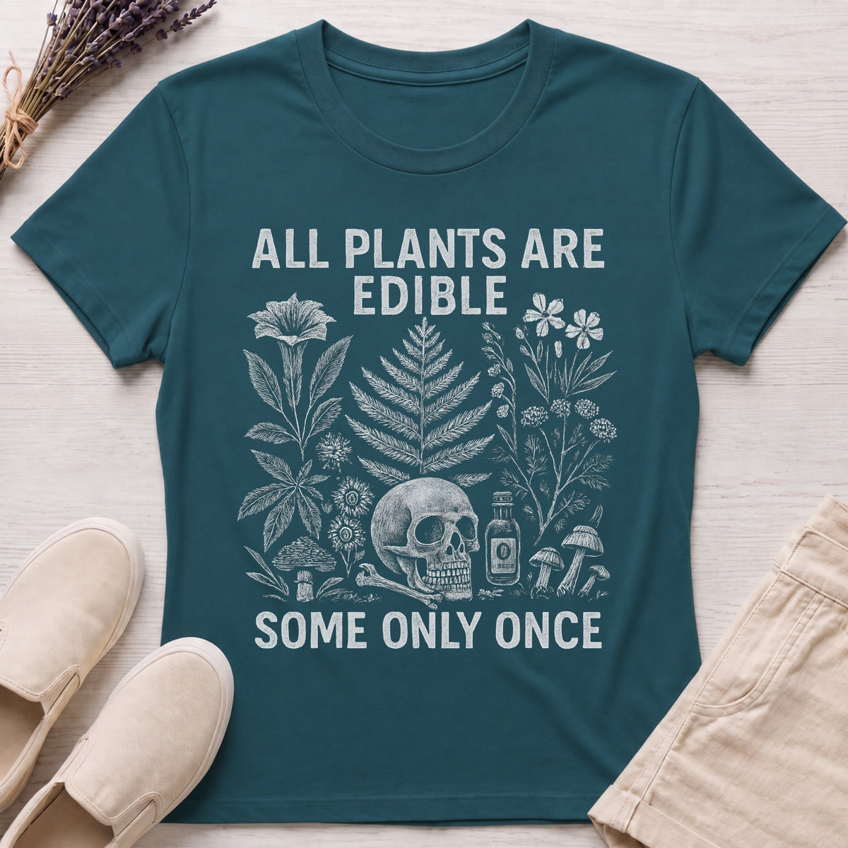 Edible Plants Organic T-Shirt