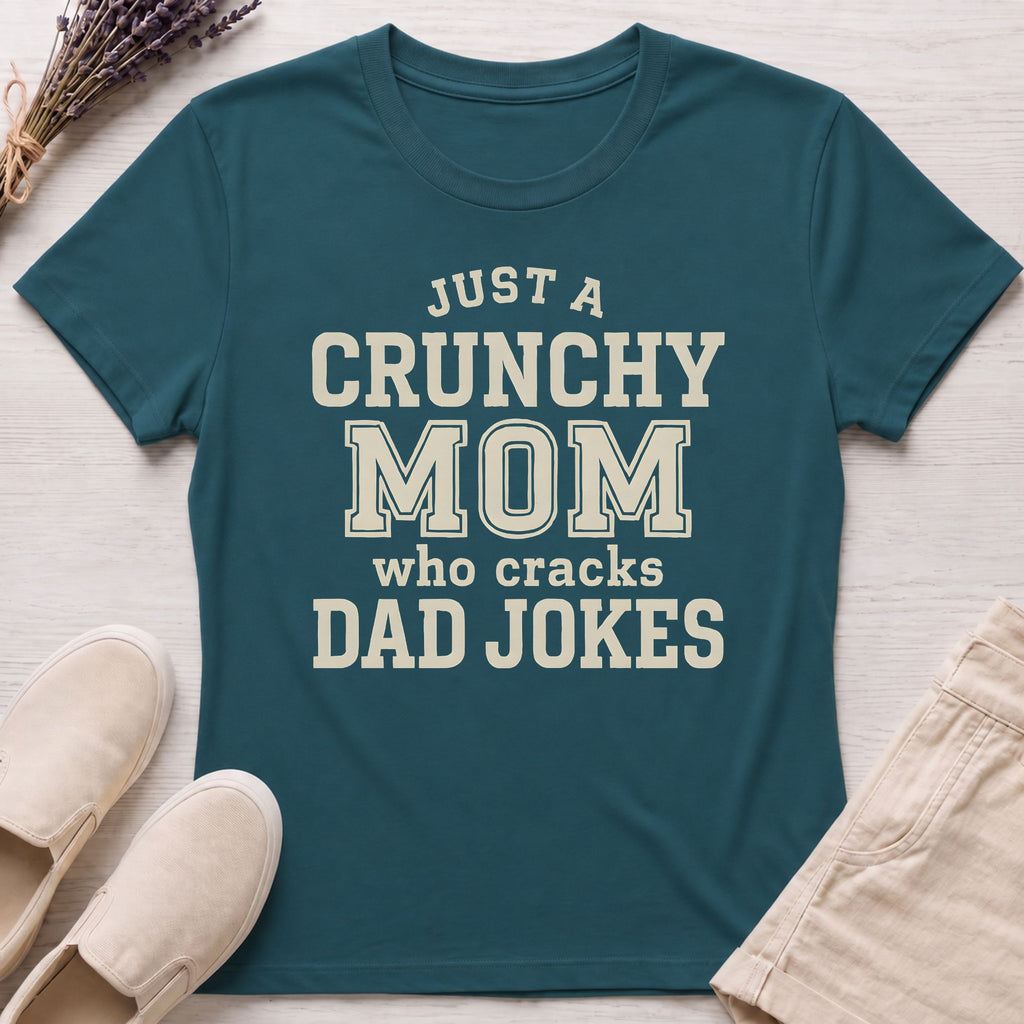 Crunchy Mom Jokes Organic T-Shirt