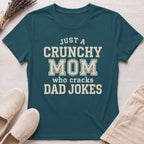 Crunchy Mom Jokes Organic T-Shirt
