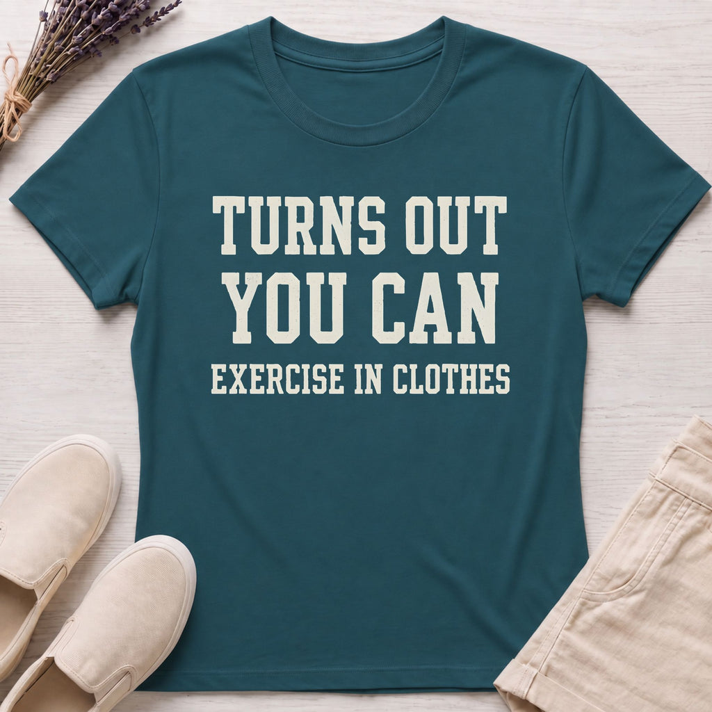 Exercise Clothed Organic T-Shirt
