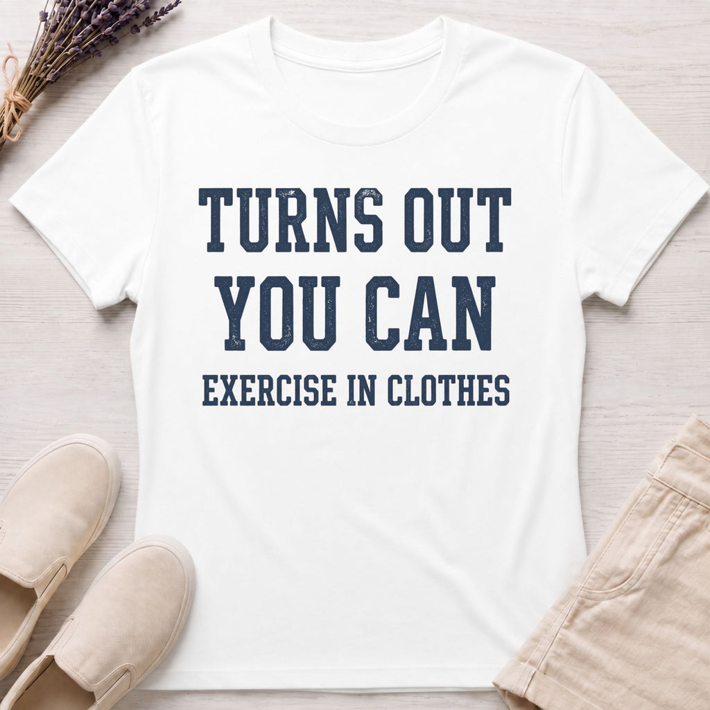 Exercise Clothed Organic T-Shirt