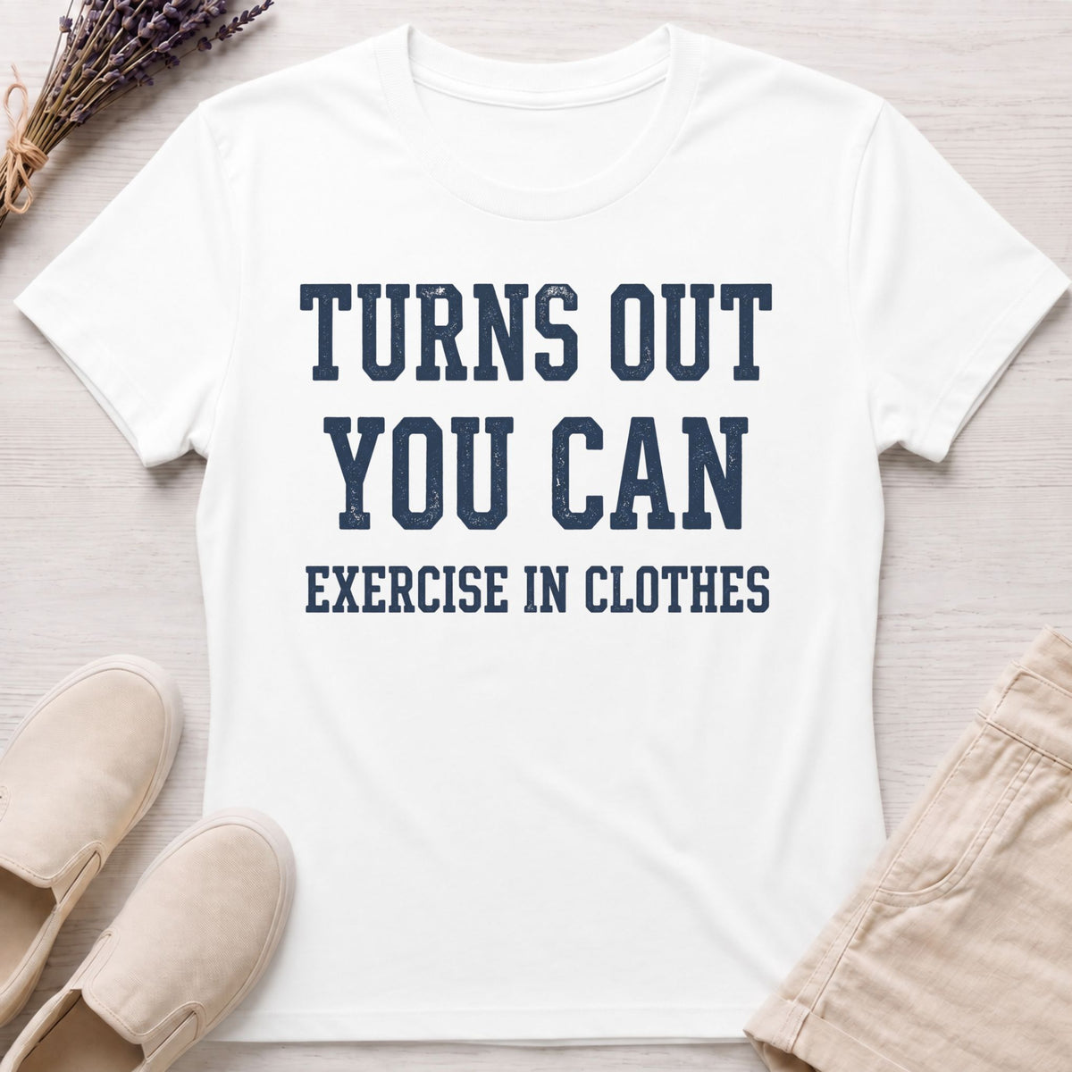 Exercise Clothed Organic T-Shirt