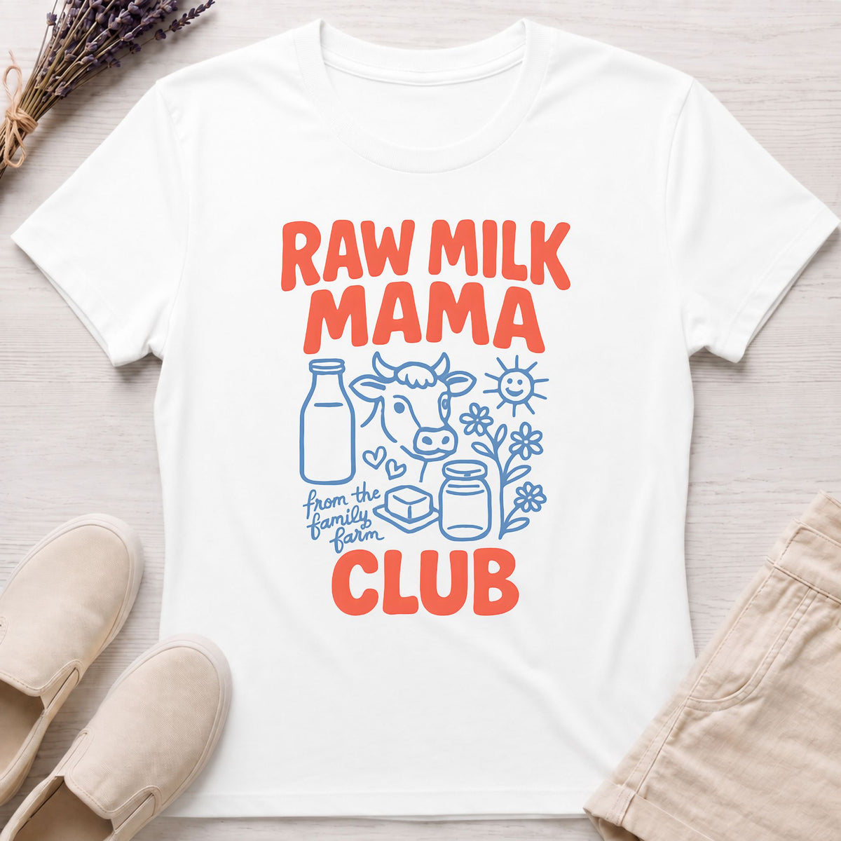 Raw Milk Mama Organic T-Shirt