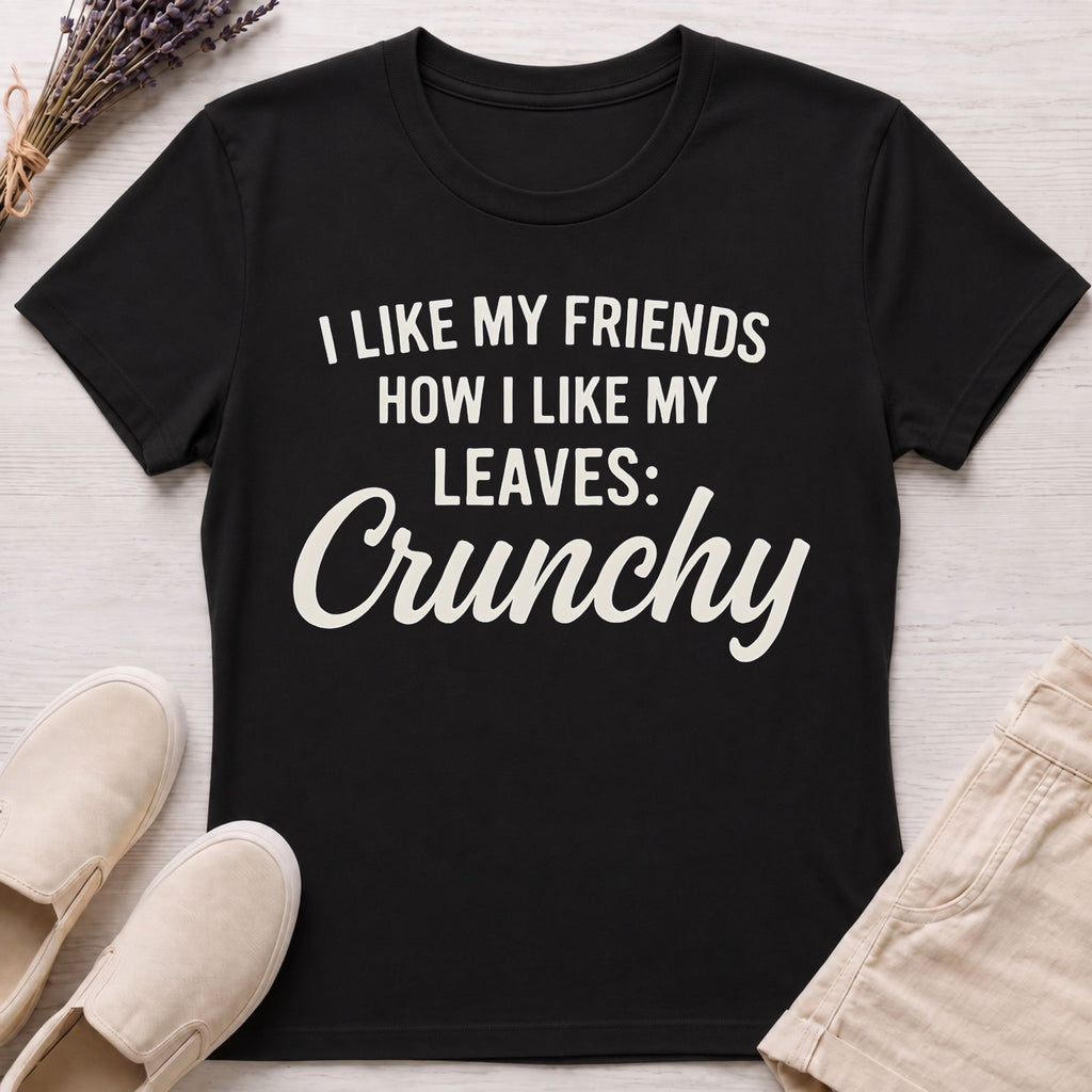 Crunchy Leaves & Friends Organic T-Shirt