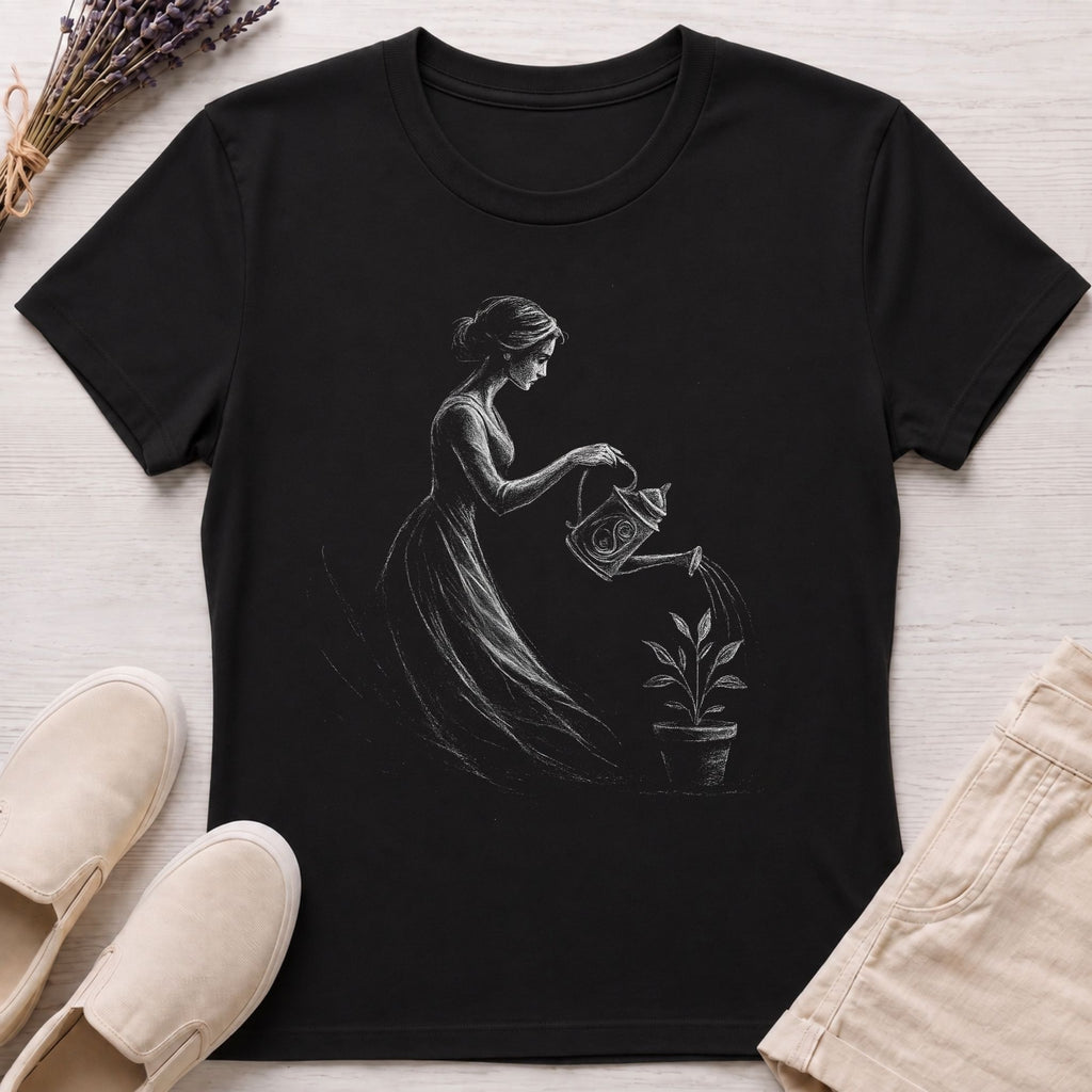 Vintage Watering Organic T-Shirt
